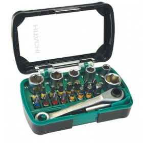 HIKOKI SET SERIE INSERTI E BUSSOLE PZ. 24 HIKOKI SET SERIE INSERTI E BUSSOLE PZ. 24