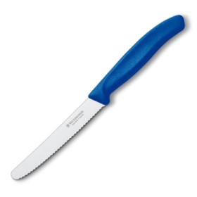 VICTORINOX COLTELLO DA TAVOLA ONDULATO MANICO BLU 6.7832 VICTORINOX COLTELLO DA TAVOLA ONDULATO MANICO BLU 6.7832