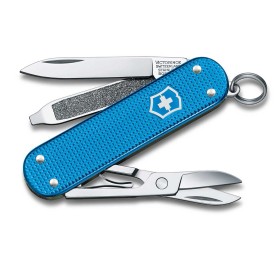 VICTORINOX MULTIUSO CLASSIC MM. 58 GUANCE ALOX ACQUA BLUE LIMITED EDITION 2020 VICTORINOX MULTIUSO CLASSIC MM. 58 GUANCE ALOX ACQUA BLUE LIMITED EDITION 2020