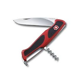 VICTORINOX WENGER RANGERGRIP 52 GUANCIALI ROSSO NERE COLTELLO MULTIUSO SVIZZERO MM. 130 VICTORINOX WENGER RANGERGRIP 52 GUANCIALI ROSSO NERE COLTELLO MULTIUSO SVIZZERO MM. 130