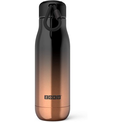 ZOKU Stainless Steel Bottle M Media Bottiglia termica di colore Rame Ombre ml. 500