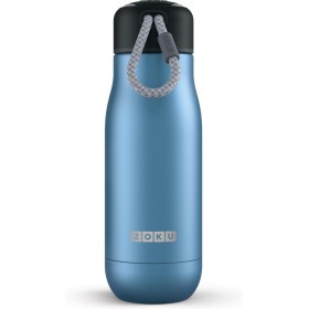 ZOKU Stainless Steel Bottle S Piccola Bottiglia termica di colore blu ml. 350 ZOKU Stainless Steel Bottle S Piccola Bottiglia termica di