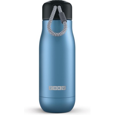 ZOKU Stainless Steel Bottle S Piccola Bottiglia termica di colore blu ml. 350