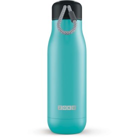 ZOKU Stainless Steel Bottle S Piccola Bottiglia termica di colore Turchese ml. 350 ZOKU Stainless Steel Bottle S Piccola Bottiglia termica di
