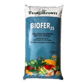 TERCOMPOSTI BIOFER 25 CONCIME ORGANICO AZOTATO MICRO PELLET CONSENTITO IN AGRICOLTURA BIOLOGICA KG. 25 TERCOMPOSTI BIOFER 25 CONCIME ORGANICO AZOTATO MICRO PELLET