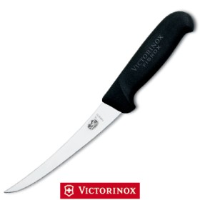 VICTORINOX COLTELLO MACELLO PER DISOSSARE LAMA CURVA MANICO IN FIBROX CM. 15 VICTORINOX COLTELLO MACELLO PER DISOSSARE LAMA CURVA MANICO IN