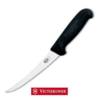 VICTORINOX COLTELLO MACELLO PER DISOSSARE LAMA CURVA MANICO IN