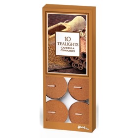 ALADINO LUMELLE TEALIGHT 4H FRAGRANZA CANNELLA 10 PZ ALADINO LUMELLE TEALIGHT 4H FRAGRANZA CANNELLA 10 PZ