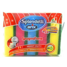 ARIX SPLENDELLI SPUGNE ABRASIVE COLORATE pz. 5 ARIX SPLENDELLI SPUGNE ABRASIVE COLORATE pz. 5