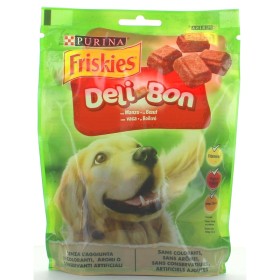 FRISKIES CANE DELIBON SNACK MANZO BUSTA CLIP STRIP gr. 130 FRISKIES CANE DELIBON SNACK MANZO BUSTA CLIP STRIP gr. 130