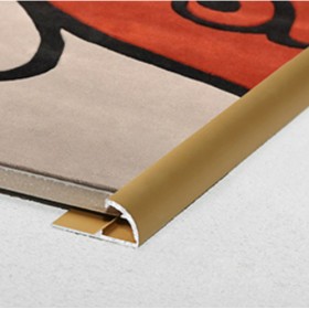 PROFILO SCATTO ALLUMINIO ORO PER MOQUETTE ALTA CM. 200 PROFILO SCATTO ALLUMINIO ORO PER MOQUETTE ALTA CM. 200