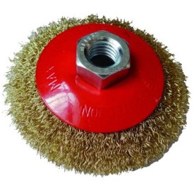 SPAZZOLA CIRCOLARE CONICHE FORO 14MA MM. 150 SPAZZOLA CIRCOLARE CONICHE FORO 14MA MM. 150