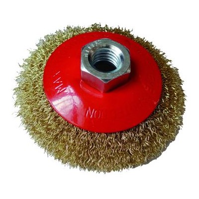 SPAZZOLA CIRCOLARE CONICHE FORO 14MA MM. 150