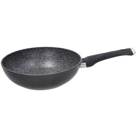 TOGNANA PADELLA WOK IN ALLUMINIO CON MANICO SPHERA  CM. 28 TOGNANA PADELLA WOK IN ALLUMINIO CON MANICO SPHERA  CM. 28