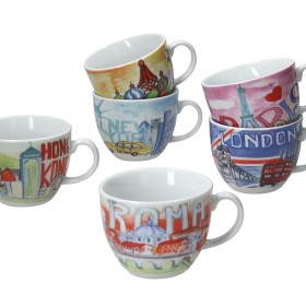 TOGNANA TAZZA CAPPUCCINO DI PORCELLANA SENZA PIATTO IRIS CITY CC. 200 TOGNANA TAZZA CAPPUCCINO DI PORCELLANA SENZA PIATTO IRIS CITY CC. 200