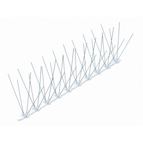 DISSUASORE PER VOLATILI CM. 50-40 SPILLI BASE POL. DISSUASORE PER VOLATILI CM. 50-40 SPILLI BASE POL.