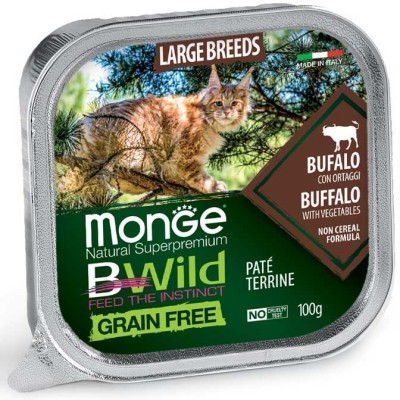 Monge Natural Super Premium Bwild Grain Free Bufalo con ortaggi