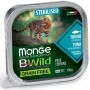 Monge Natural Super Premium Bwild Grain Free Gatto Adulto Tonno con ortaggi GR. 100