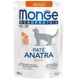 Monge Natural Superpremium Monoprotein Gatto adulto Anatra GR. 85 Monge Natural Superpremium Monoprotein Gatto adulto Anatra GR. 85