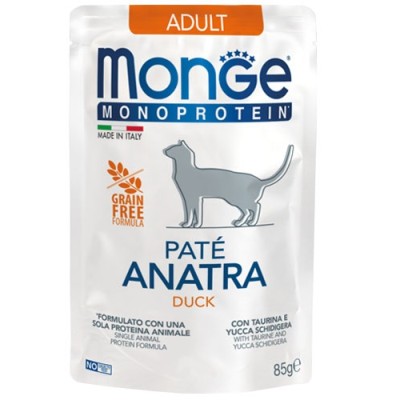 Monge Natural Superpremium Monoprotein Gatto adulto Anatra GR. 85