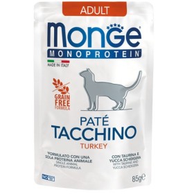 Monge Natural Superpremium Monoprotein Gatto adulto Tacchino GR. 85 Monge Natural Superpremium Monoprotein Gatto adulto Tacchino GR. 85