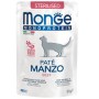 Monge Natural Superpremium Monoprotein Gatto Sterilised Manzo GR. 85