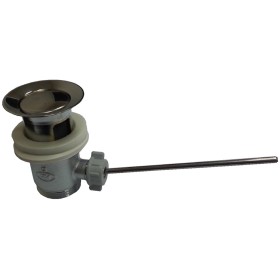 PILETTA OTTONE CROMATO CON SALTARELLO GR. 1 1/4 PILETTA OTTONE CROMATO CON SALTARELLO GR. 1 1/4