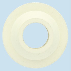 GUARNIZIONE CONICA IN GOMMA BIANCA GR. 1/2 GUARNIZIONE CONICA IN GOMMA BIANCA GR. 1/2