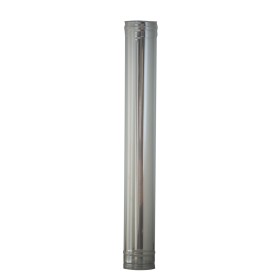 TUBO INOX PER CANNA FUMARIA AISI 304 CM. 100 DIAMETRO MM. 150 TUBO INOX PER CANNA FUMARIA AISI 304 CM. 100 DIAMETRO MM. 150