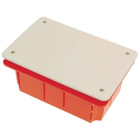 CASSETTA DI DERIVAZIONE INCASSATA CON COPERCHIO IP40 MM.120x100x50 CASSETTA DI DERIVAZIONE INCASSATA CON COPERCHIO IP40 MM.120x100x50