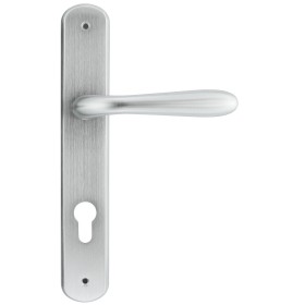 MANIGLIA GOCCIA FORO YALE CROMATO SATINATO MANIGLIA GOCCIA FORO YALE CROMATO SATINATO