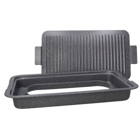 Tognana Barbecue Grill Rettangolare Alluminio Grigio Linea Mythos CM.30x52 Tognana Barbecue Grill Rettangolare Alluminio Grigio Linea