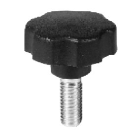 VOLANTINO NERO CON GAMBO DIAM. 40 M8x20 VOLANTINO NERO CON GAMBO DIAM. 40 M8x20