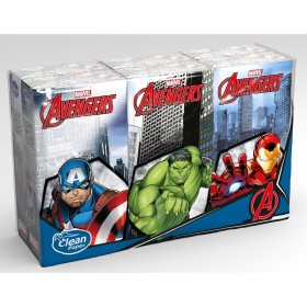 AVENGERS FAZZOLETTI 6 PACCHI DA 9 FAZZOLETTI 4 VELI BAMBINI AVENGERS FAZZOLETTI 6 PACCHI DA 9 FAZZOLETTI 4 VELI BAMBINI