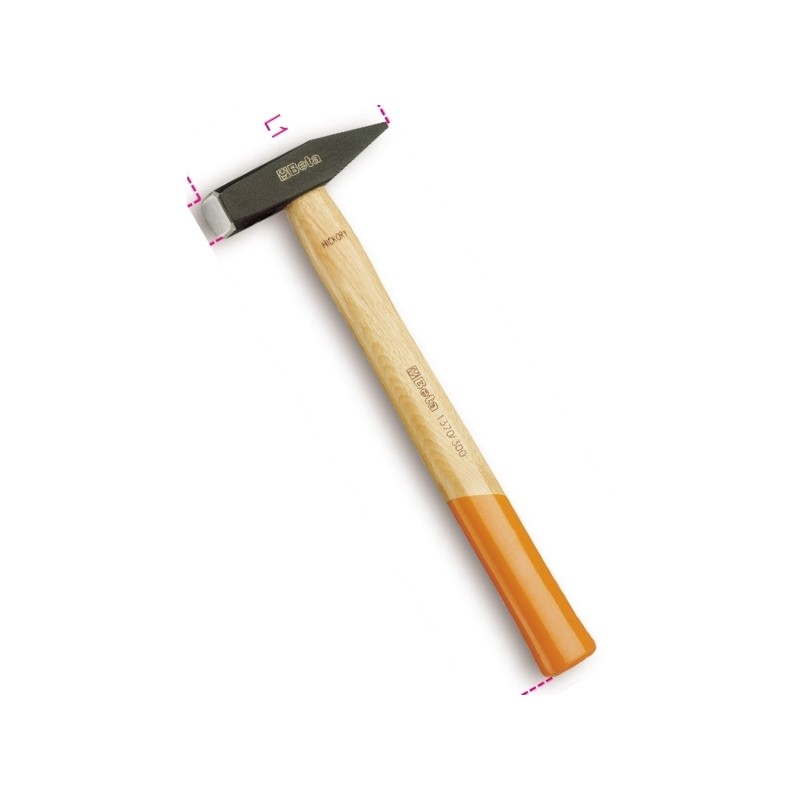 Martello Per Meccanici Beta 1370 500 - Tipo Tedesco, Manico In Legno