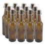 BOTTIGLIE IN VETRO PER BIRRA LT. 0,500 CON TAPPO MECCANICO CONF. 12