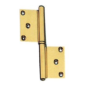 CERNIERE GROSSEZZA IN OTTONE LUCIDO MM. 120 DX PZ. 2