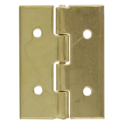 CERNIERE IN ACCIAIO OTTONATE PERNO SFILABILE mm. 15x10