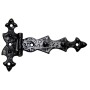 CERNIERE IN FERRO BATTUTO ART.312/C NERO SFUMMATO MM. 70x115