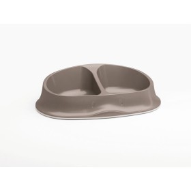 Ciotola per Cani Chic Double Tortora Chiaro Ciotola per Cani Chic Double Tortora Chiaro