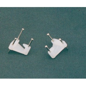 CONF. 10 GANCI IN NYLON DA PARETE A 3 PUNTE CONF. 10 GANCI IN NYLON DA PARETE A 3 PUNTE