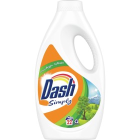 DASH SIMPLY DETERSIVO BUCATO LAVATRICE LIQUIDO FRESCHEZZA INTENSA 22 LAVAGGI DASH SIMPLY DETERSIVO BUCATO LAVATRICE LIQUIDO FRESCHEZZA
