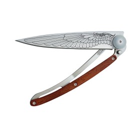 DEEJO WOOD 37G PADAUK WING COLTELLO CHIUDIBILE LAMA INOX CM. 20,5 DEEJO WOOD 37G PADAUK WING COLTELLO CHIUDIBILE LAMA INOX CM.