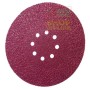 DISCO ABRASIVO NORTON VELCRO DIAMETRO MM. 225 CON 8 FORI GRANA 240