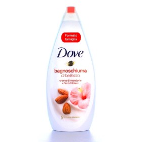 DOVE BAGNOSCHIUMA DI BELLEZZA CREMA DI MANDORLA E FIORI DI IBISCO ml. 700 DOVE BAGNOSCHIUMA DI BELLEZZA CREMA DI MANDORLA E FIORI DI