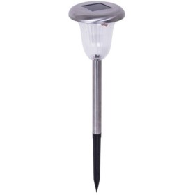 ENRICO COVERI LAMPADA CROMATA 220 A LED SOLARE PER GIARDINO CON PUNTALE ENRICO COVERI LAMPADA CROMATA 220 A LED SOLARE PER GIARDINO CON PUNTALE