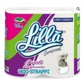 FOSCART LILLA’ COMPACT carta igienica 3 VELI 4 rotoli FOSCART LILLA’ COMPACT carta igienica 3 VELI 4 rotoli
