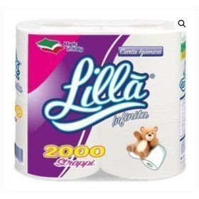 FOSCART LILLA’ INFINITA carta igienica 2 VELI 4 FOSCART LILLA’ INFINITA carta igienica 2 VELI 4