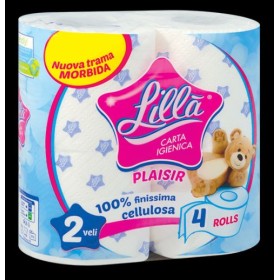 FOSCART LILLA’ PLAISIR carta igienica 2 VELI 4 FOSCART LILLA’ PLAISIR carta igienica 2 VELI 4