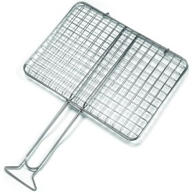 GRATICOLA IN ACCIAIO CROMATO SANDRIGARDEN CROMATE DOPPIE SENZA PIEDI 270x370 MM. GRATICOLA IN ACCIAIO CROMATO SANDRIGARDEN CROMATE DOPPIE SENZA PIEDI 270x370 MM.